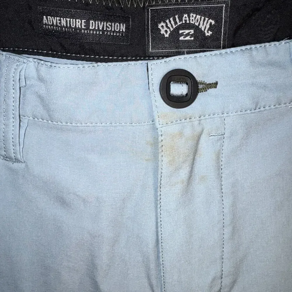 Billabong Adventure Division Men’s Boardshorts Size 34 Light Blue Beach Swimwear